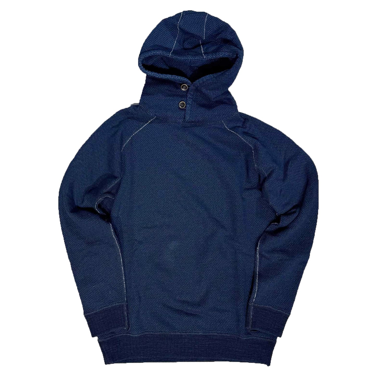 Yarn Dyed Indigo Hoodie:Sashiko