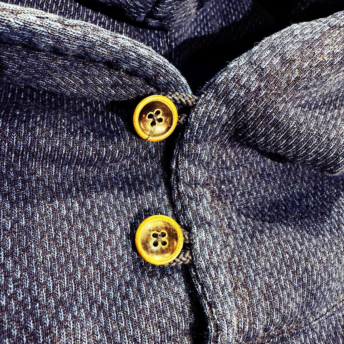 Yarn Dyed Indigo Hoodie:Sashiko