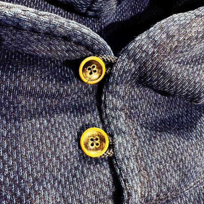 Yarn Dyed Indigo Hoodie:Sashiko