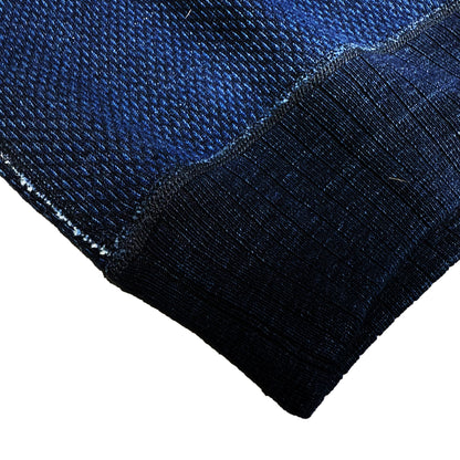 Yarn Dyed Indigo Hoodie:Sashiko