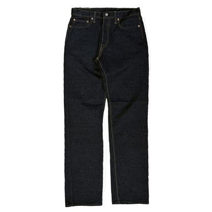 Sashiko 5 Pocket Pants - Loose Fit:Indigo x  Indigo sashiko