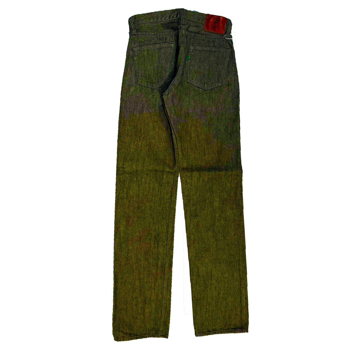 14oz Olive Regular Straight:Olive X White