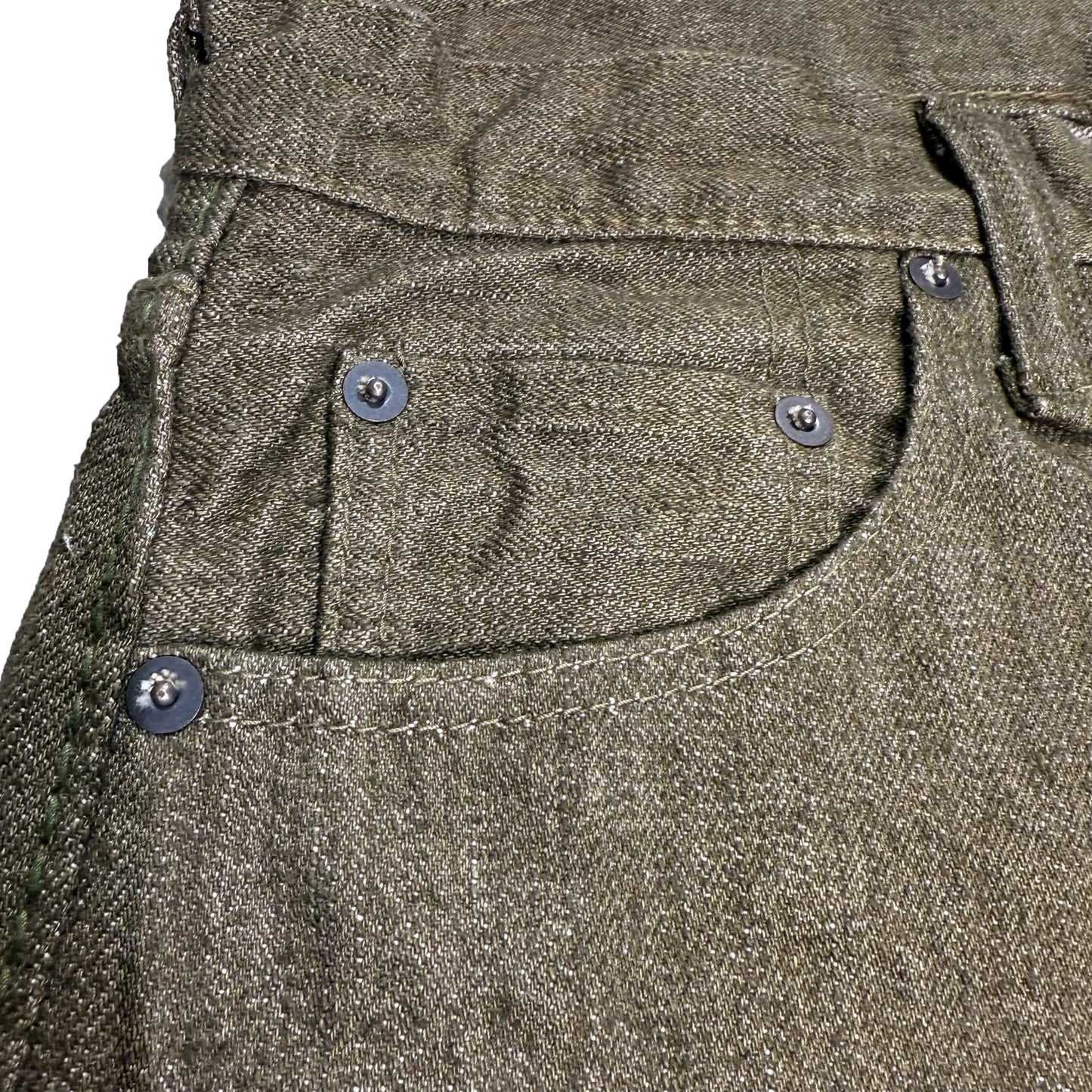 14oz Olive Regular Straight:Olive X White