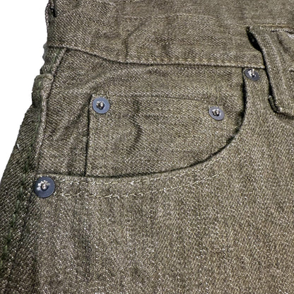 14oz Olive Regular Straight:Olive X White