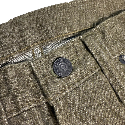 14oz Olive Regular Straight:Olive X White