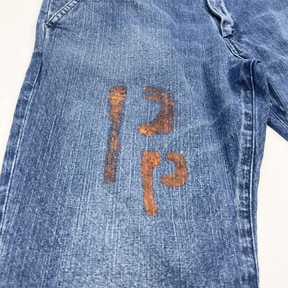 FULL COUNT×UNIQUE JEAN STORE 1002-PWH Denim Tapered Trousers 〔Prisoner of war〕コラボジーンズ