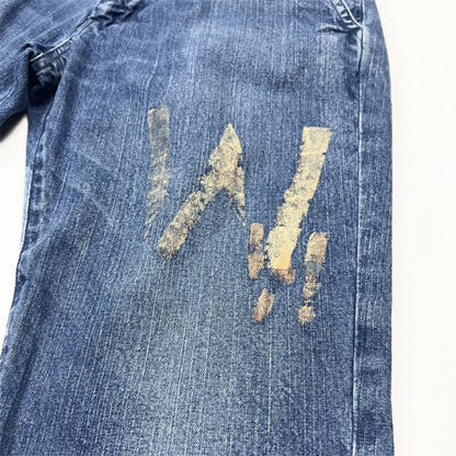 FULL COUNT×UNIQUE JEAN STORE 1002-PWH Denim Tapered Trousers 〔Prisoner of war〕コラボジーンズ