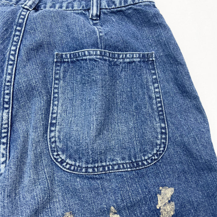 FULL COUNT×UNIQUE JEAN STORE 1002-PWH Denim Tapered Trousers 〔Prisoner of war〕コラボジーンズ