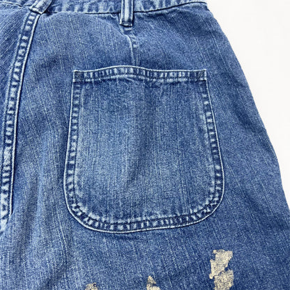 FULL COUNT×UNIQUE JEAN STORE 1002-PWH Denim Tapered Trousers 〔Prisoner of war〕コラボジーンズ