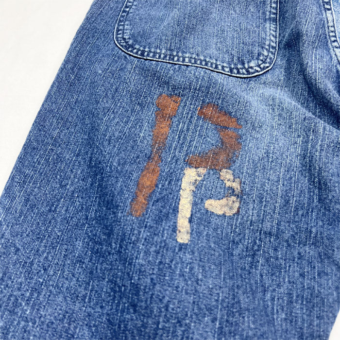 FULL COUNT×UNIQUE JEAN STORE 1002-PWH Denim Tapered Trousers 〔Prisoner of war〕コラボジーンズ