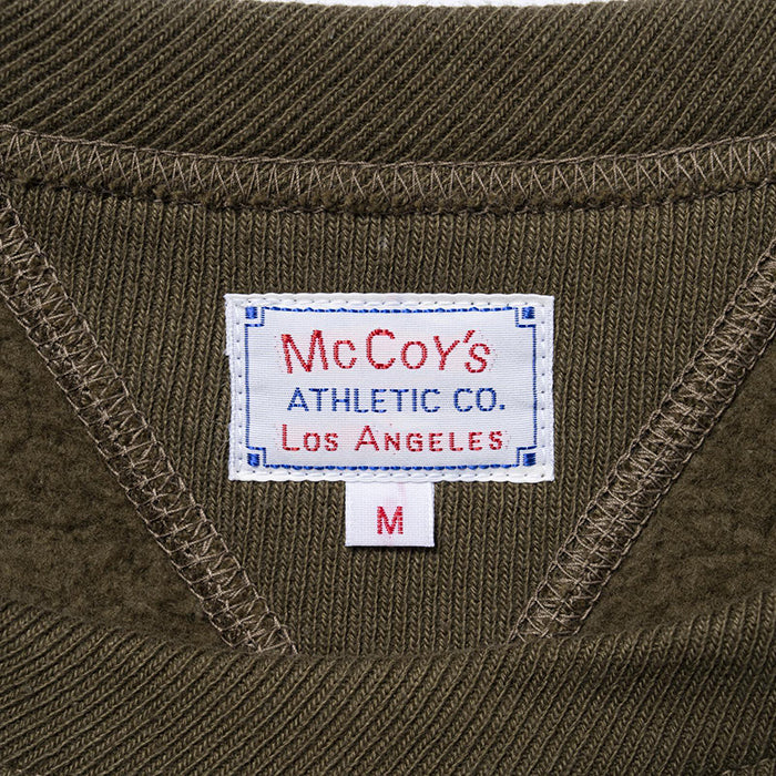 THE REAL McCOY'S,JOE McCOY MILITARY PRINT SWEATSHIRT / JOLLY ROGER:OLIVE
