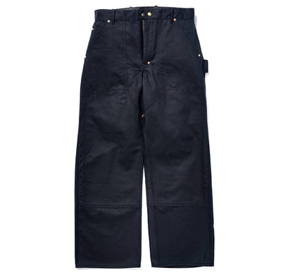 THE REAL McCOY'S(ザ リアルマッコイズ),JOE McCOY(ジョーマッコイ) DOUBLE-KNEE WORK TROUSERS:BROWN BLACK