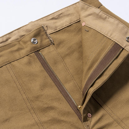 THE REAL McCOY'S(ザ リアルマッコイズ),JOE McCOY(ジョーマッコイ) DOUBLE-KNEE WORK TROUSERS:BROWN BLACK