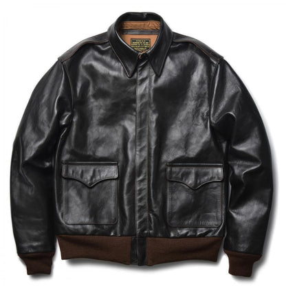 ザ リアルマッコイズ MJ22001 TYPE A-2 REAL McCOY MFG. CO.(MODEL 220) フライトジャケット ミリタリー レザージャケット ホースハイド