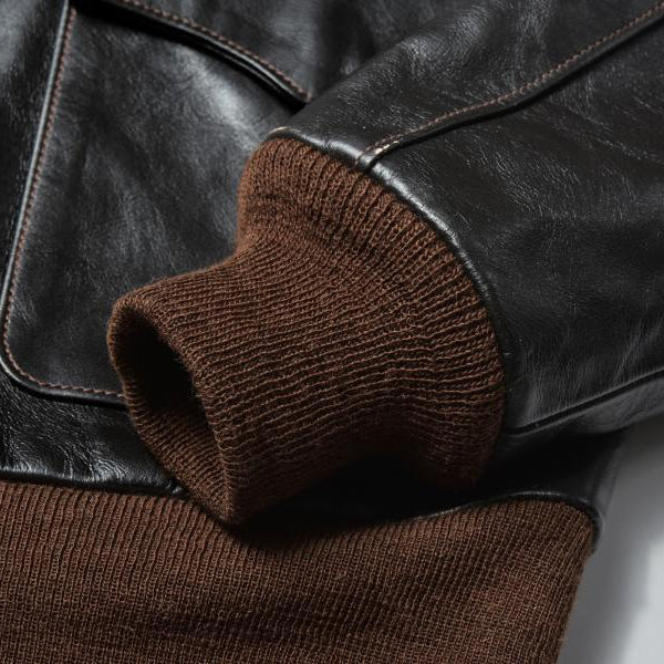 ザ リアルマッコイズ MJ22001 TYPE A-2 REAL McCOY MFG. CO.(MODEL 220) フライトジャケット ミリタリー レザージャケット ホースハイド