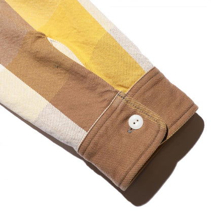 ジェラード JP02127 / JP02128 Union Workers Shirt Regular グレインマスタード メンズ ネルシャツ レギュラーレングス