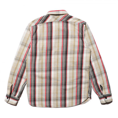ジェラード JP02127 / JP02128 Union Workers Shirt Regular ラテ メンズ ネルシャツ レギュラーレングス