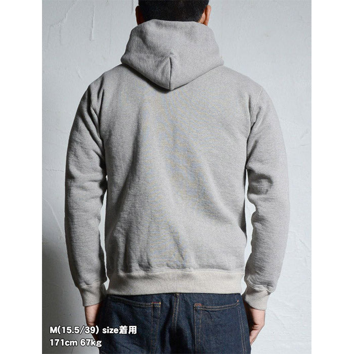 23FW デラックスウエア SPZ-00 FULLZIP PARKA PLAIN フルジップパーカー メンズ ロングセラーモデル フーディー 杢GRAY.BEIGE