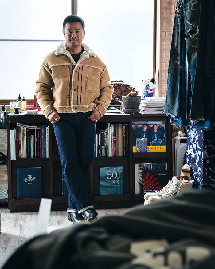 SAINT Mxxxxxx × BerBerJin BB_MOUTON JACKET/MOUTON / BEI