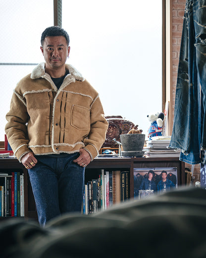 SAINT Mxxxxxx × BerBerJin BB_MOUTON JACKET/MOUTON / BEI