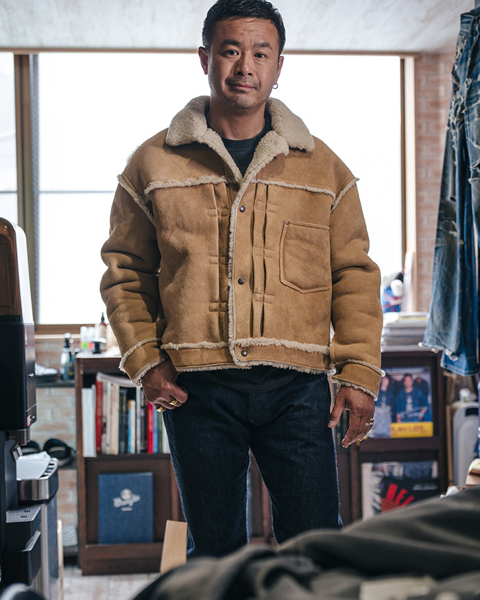 SAINT Mxxxxxx × BerBerJin BB_MOUTON JACKET/MOUTON / BEI