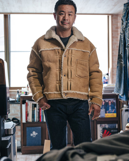 SAINT Mxxxxxx × BerBerJin BB_MOUTON JACKET/MOUTON / BEI