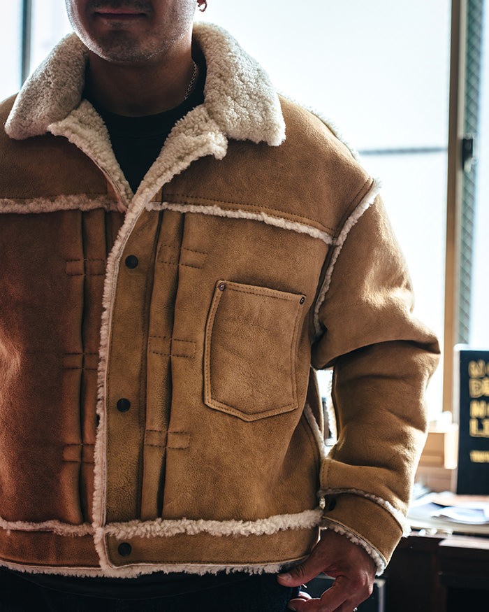 SAINT Mxxxxxx × BerBerJin BB_MOUTON JACKET/MOUTON / BEI