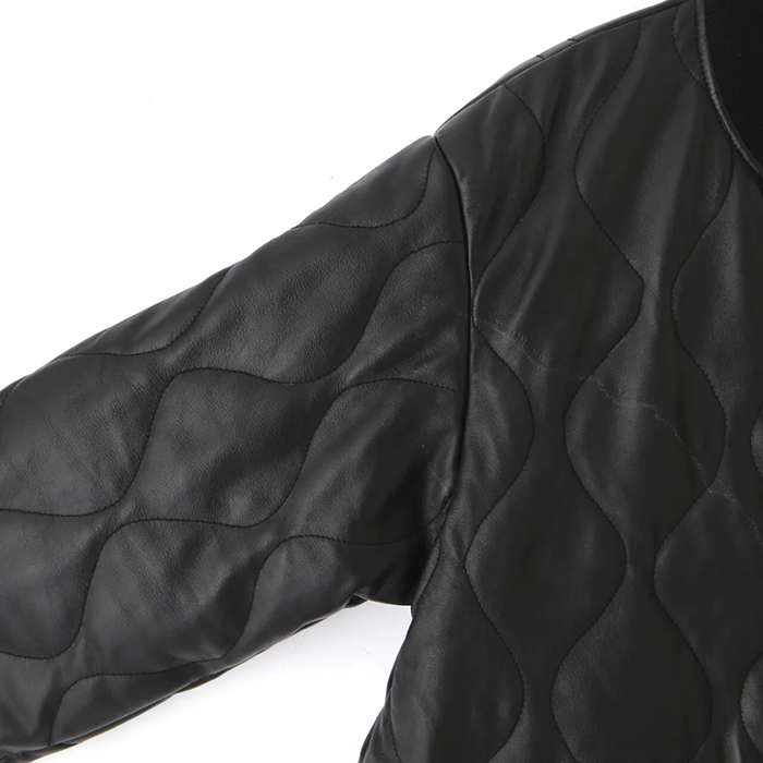 Schott QUILTED LINNER SHORT LEATHER/キルティング ライナー ショートジャケット