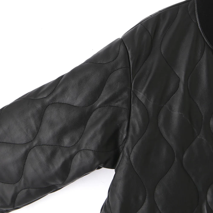 Schott QUILTED LINNER SHORT LEATHER/キルティング ライナー ショートジャケット