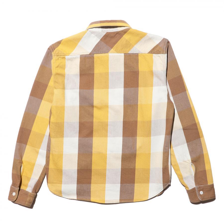 ジェラード JP02125 / JP02126 JELADO Union Worker Shirt Short Length グレインマスタード メンズ ネルシャツ ショートレングス