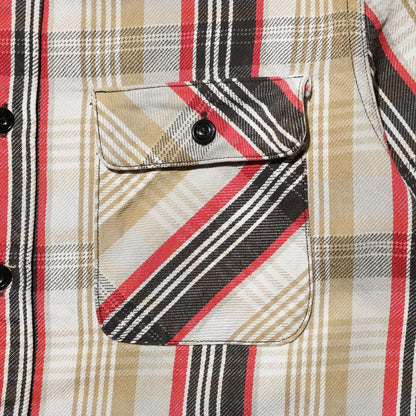 ジェラード JP02125 / JP02126 JELADO Union Worker Shirt Short Length ラテ メンズ ネルシャツ ショートレングス