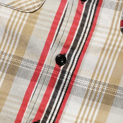 ジェラード JP02125 / JP02126 JELADO Union Worker Shirt Short Length ラテ メンズ ネルシャツ ショートレングス