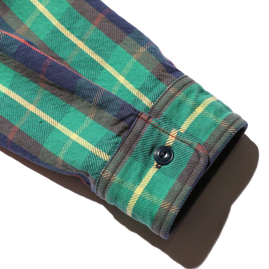 ジェラード JP02125 / JP02126 JELADO Union Worker Shirt Short Length アボカド メンズ ネルシャツ ショートレングス