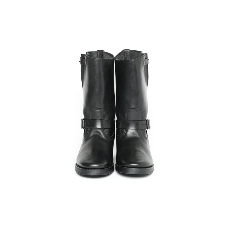 ビルトバック Lot.603 Engineer Boots “The Pioneer” / -Guidi Horsebutt- ブラック メンズ エンジニアブーツ