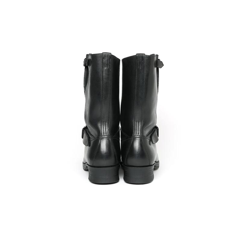 ビルトバック Lot.603 Engineer Boots “The Pioneer” / -Guidi Horsebutt- ブラック メンズ エンジニアブーツ