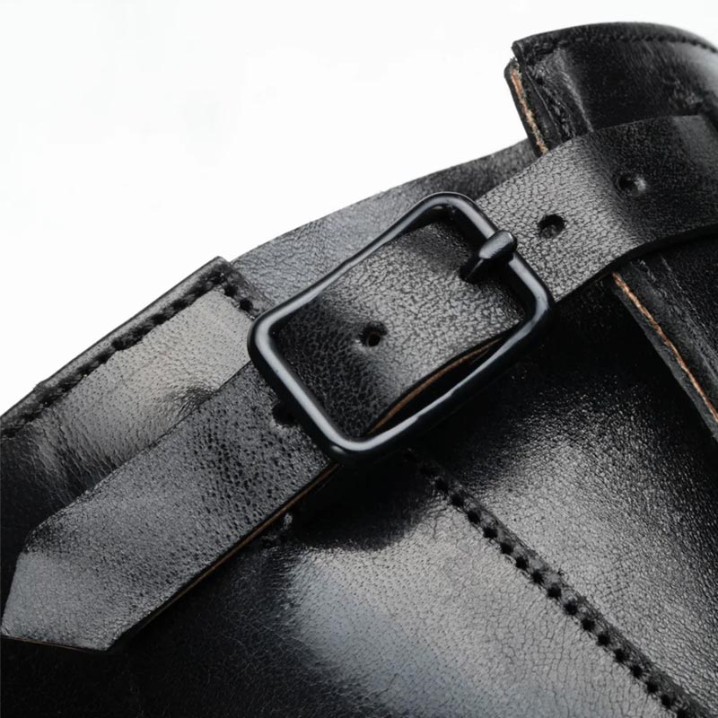 ビルトバック Lot.603 Engineer Boots “The Pioneer” / -Guidi Horsebutt- ブラック メンズ エンジニアブーツ