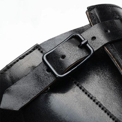 ビルトバック Lot.603 Engineer Boots “The Pioneer” / -Guidi Horsebutt- ブラック メンズ エンジニアブーツ
