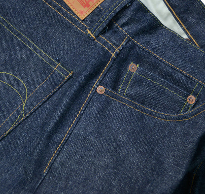 サムライジーンズ S510HX ビンテージモデル 15oz ワンウォッシュ インディゴ サムライ デニム ジーンズ レギュラーストレート