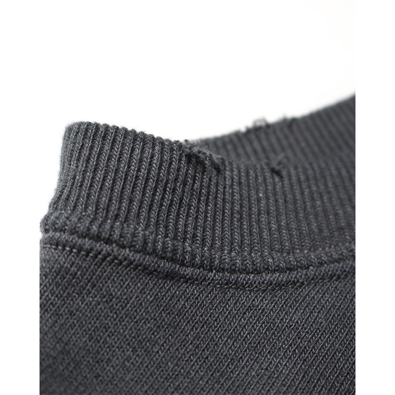 バウワウ  BW242-YSS YODA / SWEATSHIRTS LIMITED EDITION BLACK DAMAGED ヨーダ フロッキー スウェット