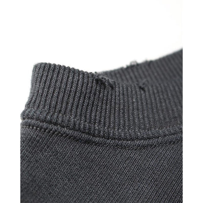 バウワウ  BW242-YSS YODA / SWEATSHIRTS LIMITED EDITION BLACK DAMAGED ヨーダ フロッキー スウェット