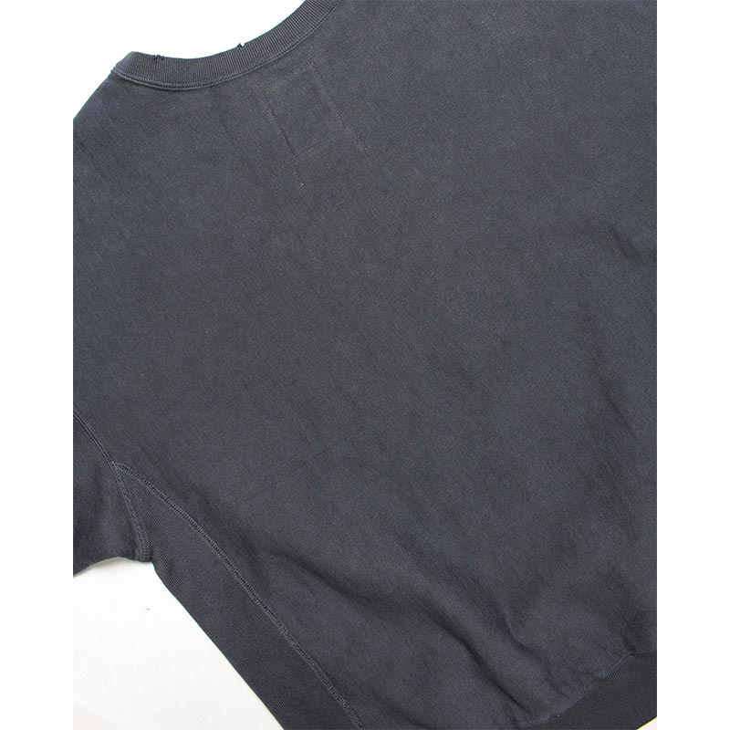 バウワウ  BW242-YSS YODA / SWEATSHIRTS LIMITED EDITION BLACK DAMAGED ヨーダ フロッキー スウェット