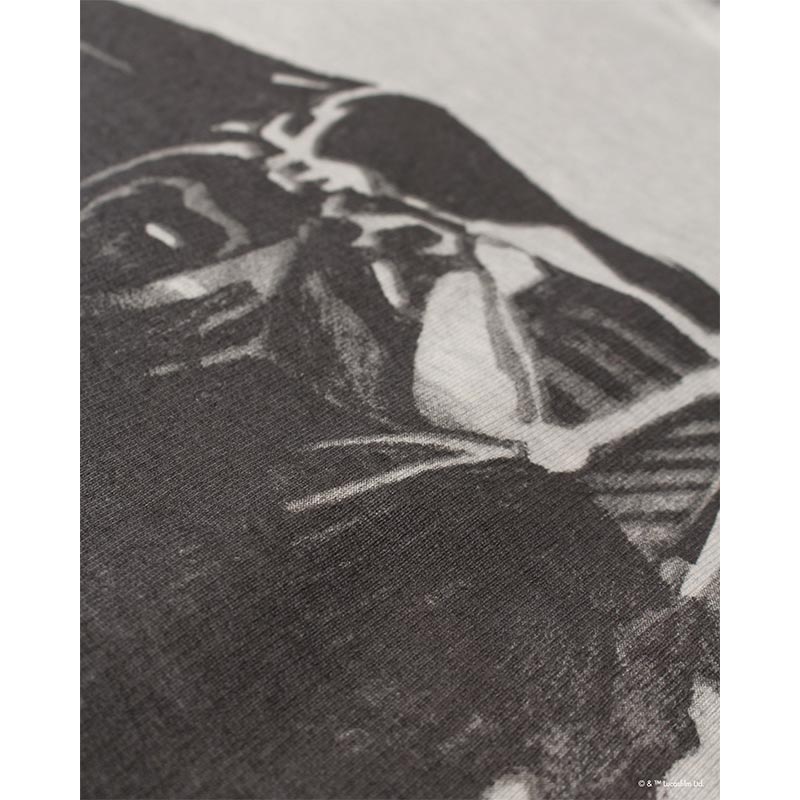 バウワウ  BW242-DVSS DARTH VADER / SWEATSHIRTS LIMITED EDITION OATMEAL AGING ダース・ベイダー シルクプリント スウェット