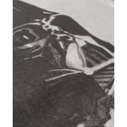 バウワウ  BW242-DVSS DARTH VADER / SWEATSHIRTS LIMITED EDITION OATMEAL AGING ダース・ベイダー シルクプリント スウェット