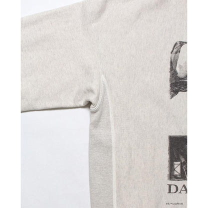 バウワウ  BW242-DVSS DARTH VADER / SWEATSHIRTS LIMITED EDITION OATMEAL AGING ダース・ベイダー シルクプリント スウェット