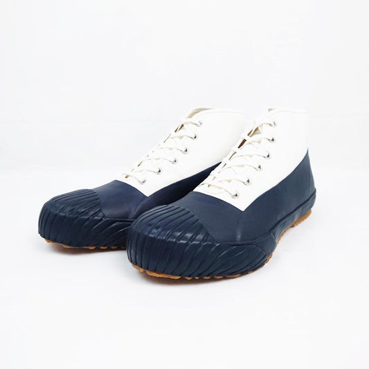 ムーンスター 54320195 オールウェザー ホワイトネイビー キャンバス スニーカー ユニセックス