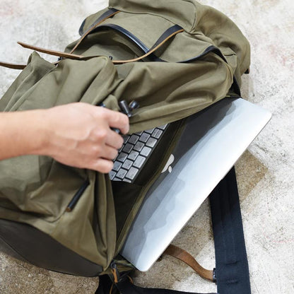 ローリングダブトリオ 0227 Travelers BackPack カーキ トラベラーズバックパック