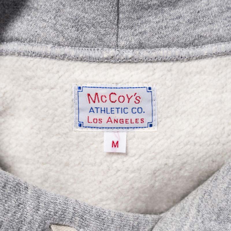 ザ リアルマッコイズ MC24108 MILITARY PRINT HOODED SWEATSHIRT / AIR FORCE BOXING TEAM グレー メンズ プリント パーカー
