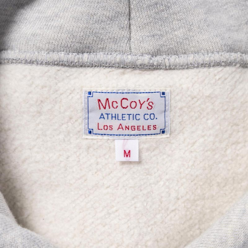 ザ リアルマッコイズ MC24109 MILITARY PRINT HOODED SWEATSHIRT / USS ALBANY スノーグレー メンズ プリント パーカー