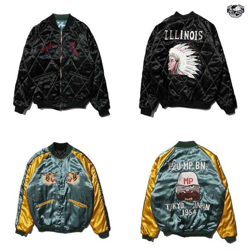 Souvenir Jacket(スーベニアジャケット) ラストグリーン×ブラック [JP53418]