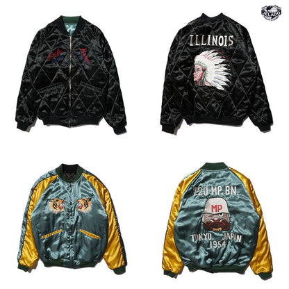 Souvenir Jacket(スーベニアジャケット) ラストグリーン×ブラック [JP53418]